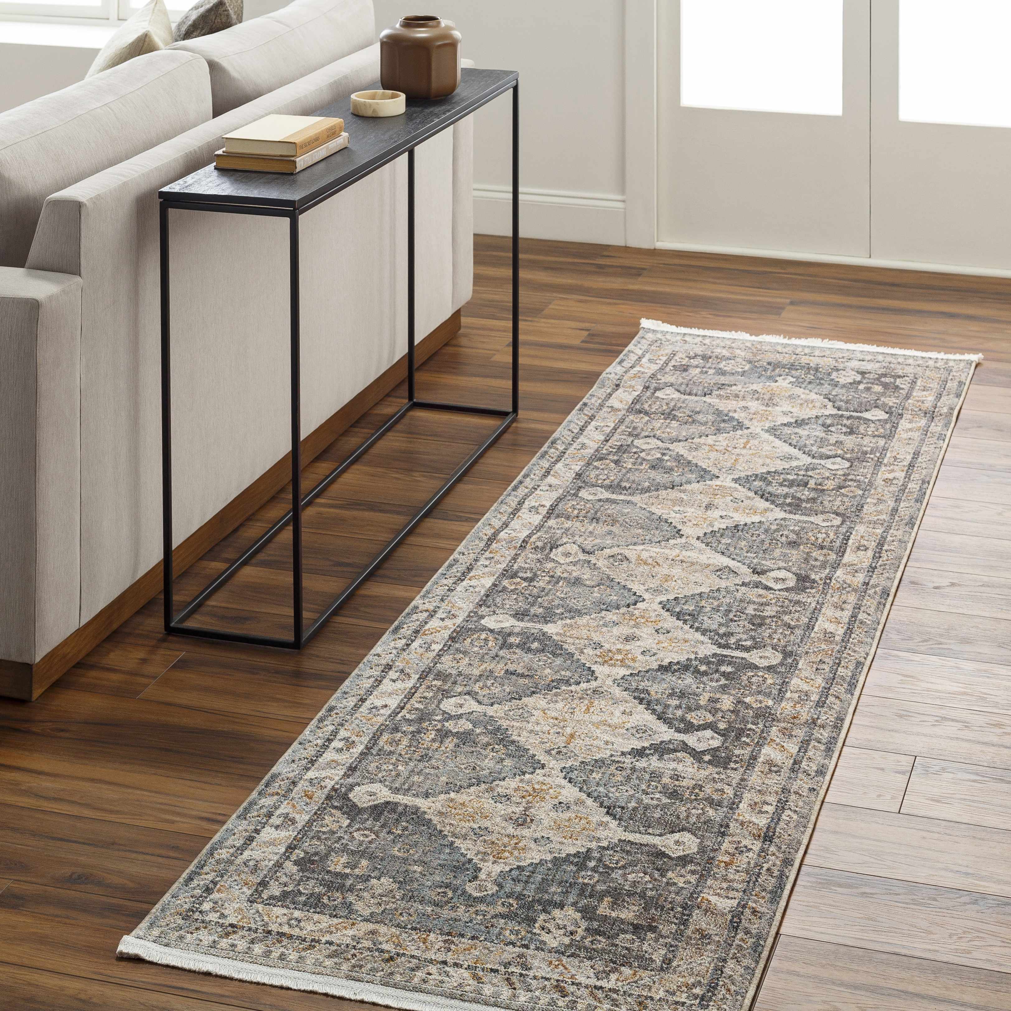 Lyam Luxe Rug with Fringes