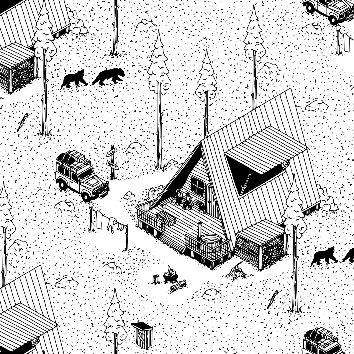 Cabin Cove Wallpaper