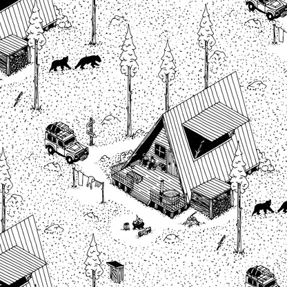 Cabin Cove Wallpaper