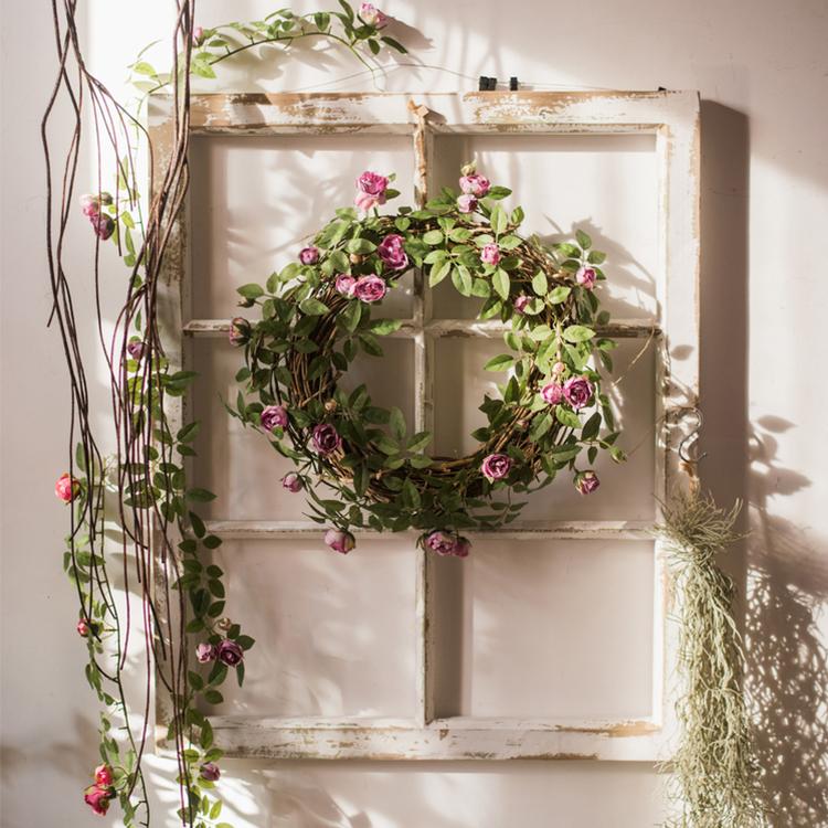Artificial Silk Rose Vines - 57"
