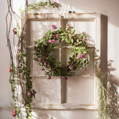 Artificial Silk Rose Vines - 57"