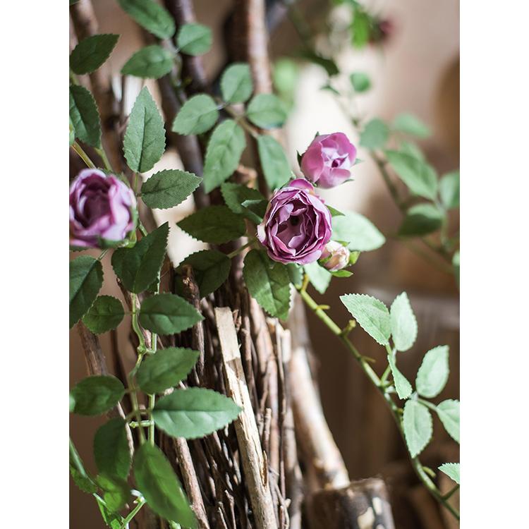 Artificial Silk Rose Vines - 57"