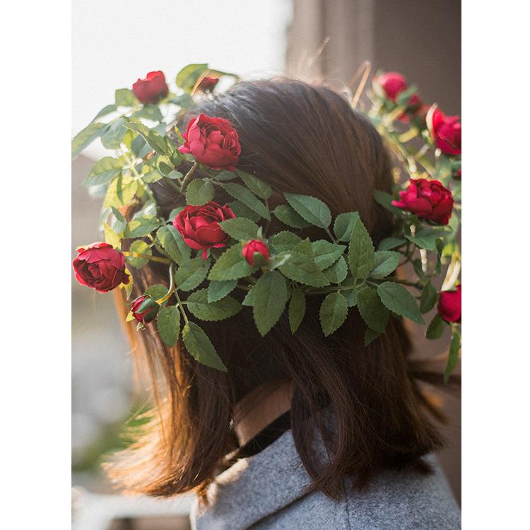 Artificial Silk Rose Vines - 57"