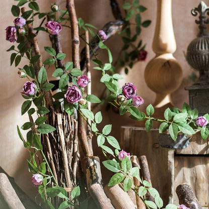 Artificial Silk Rose Vines - 57"