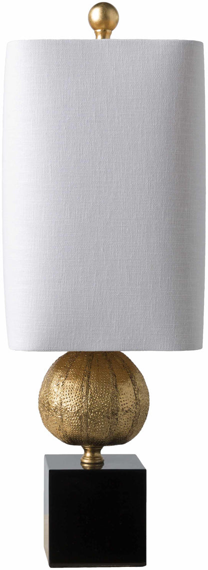 Watsonville Gold &amp; Blac Resin Table Lamp