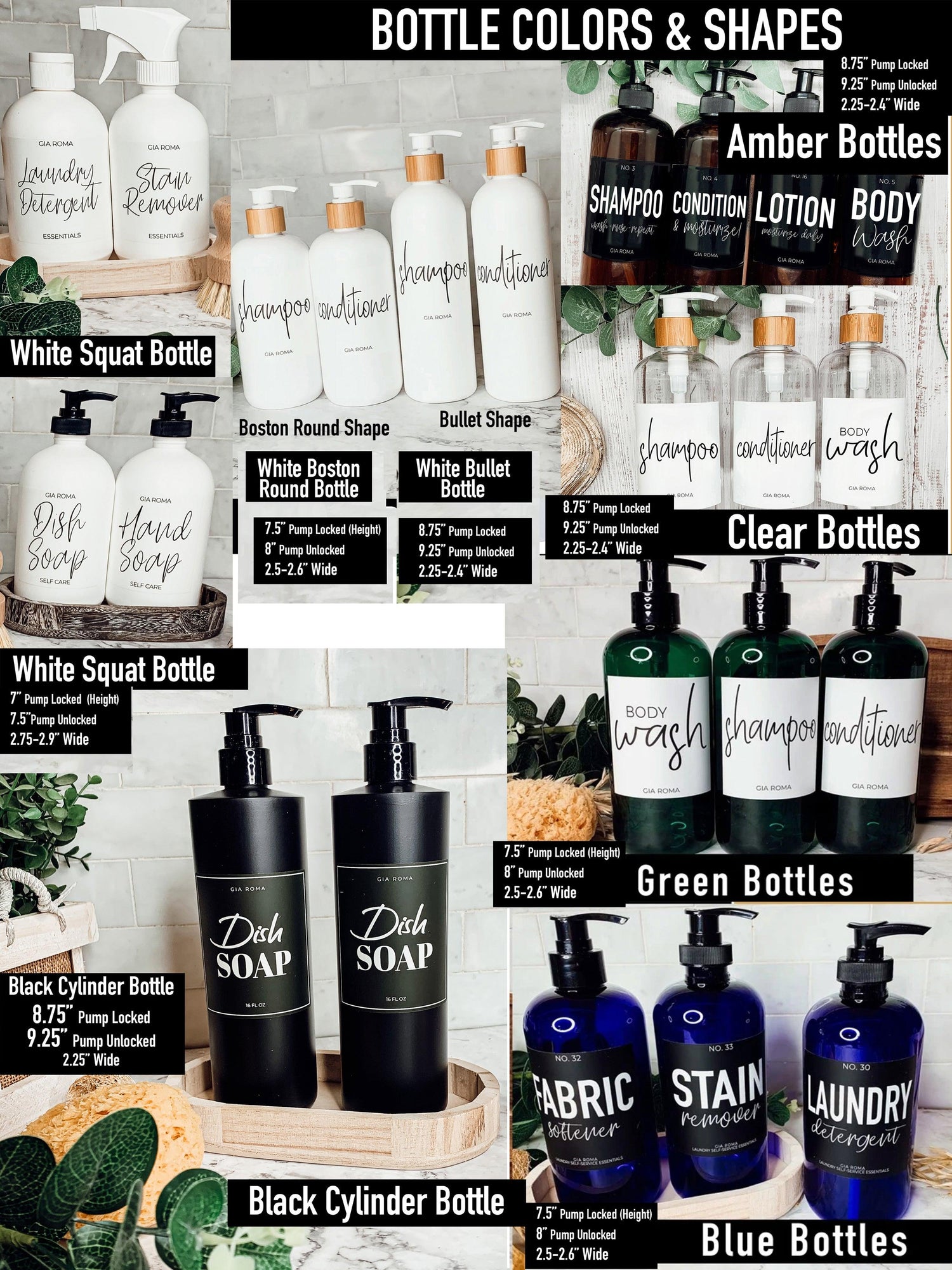 16oz Plastic Bottles - White|White Label