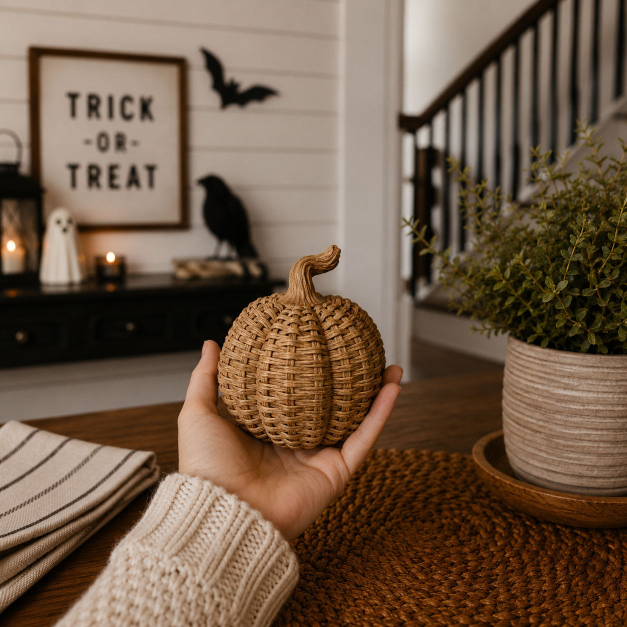Rattan Pumpkins