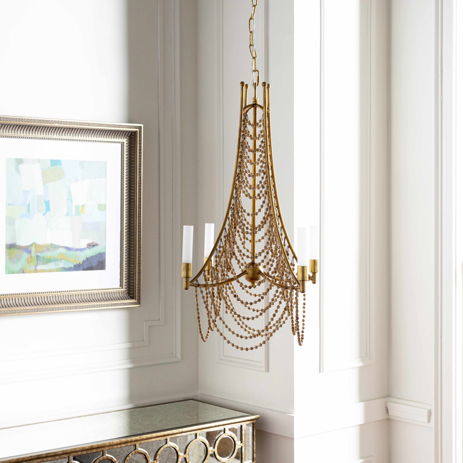 Stillington Gold Glam Ceiling Light