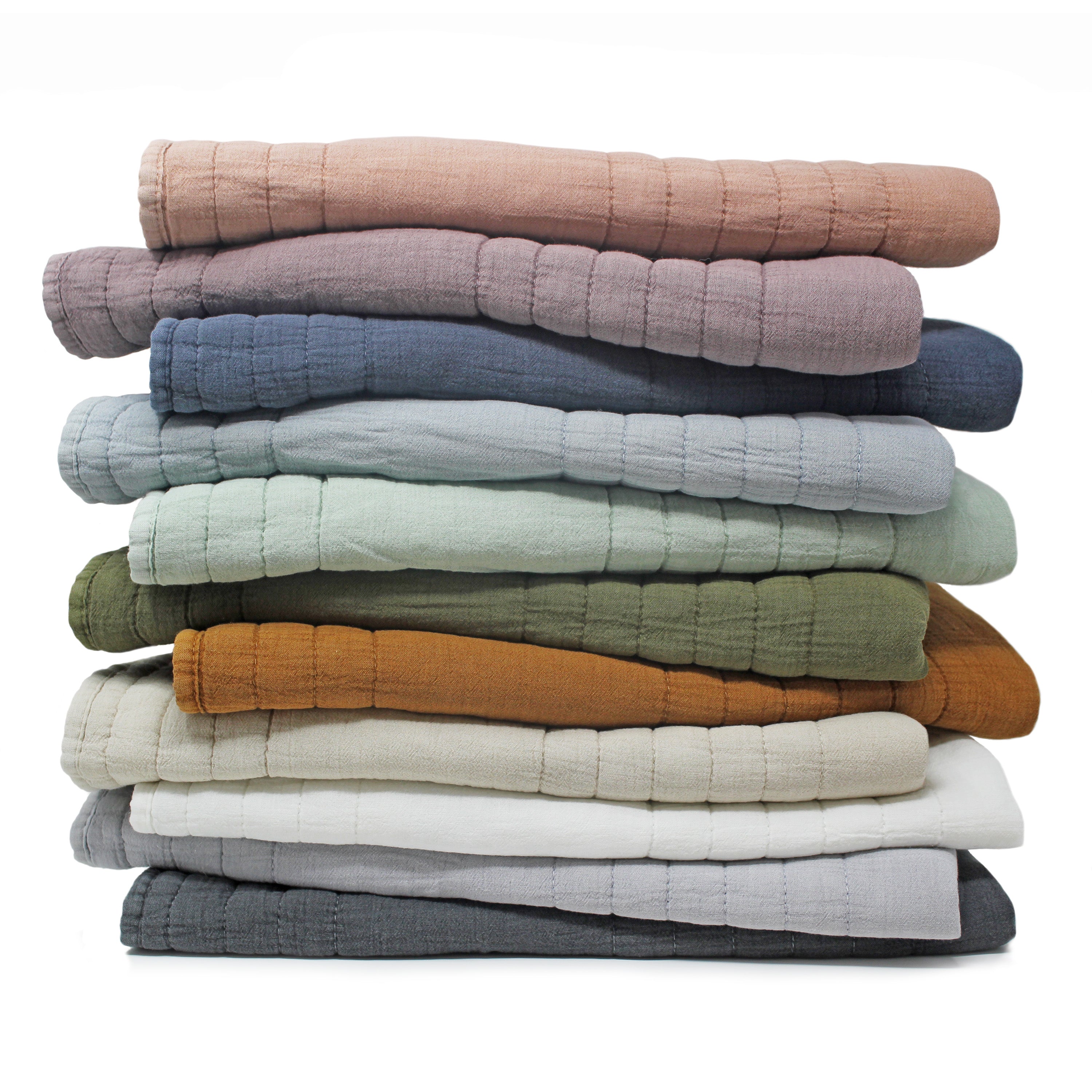Stonewashed Cotton Quilt Sets