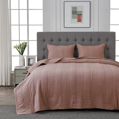 Stonewashed Cotton Quilt Sets