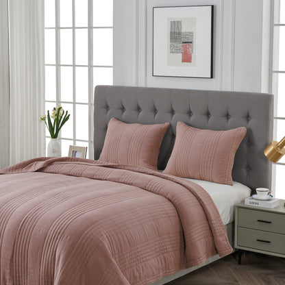Stonewashed Cotton Quilt Sets