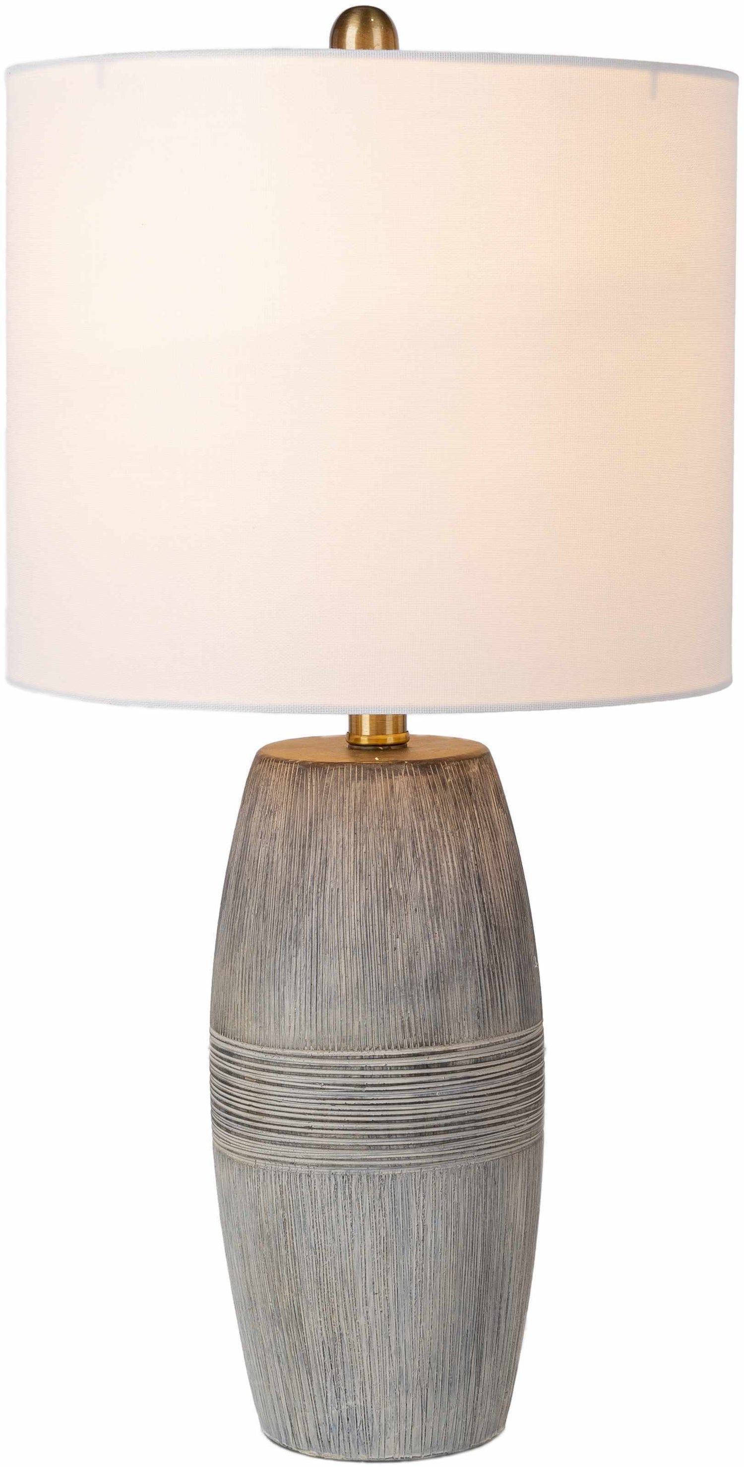 Mabayo Ribbed Ceramic Table Lamp
