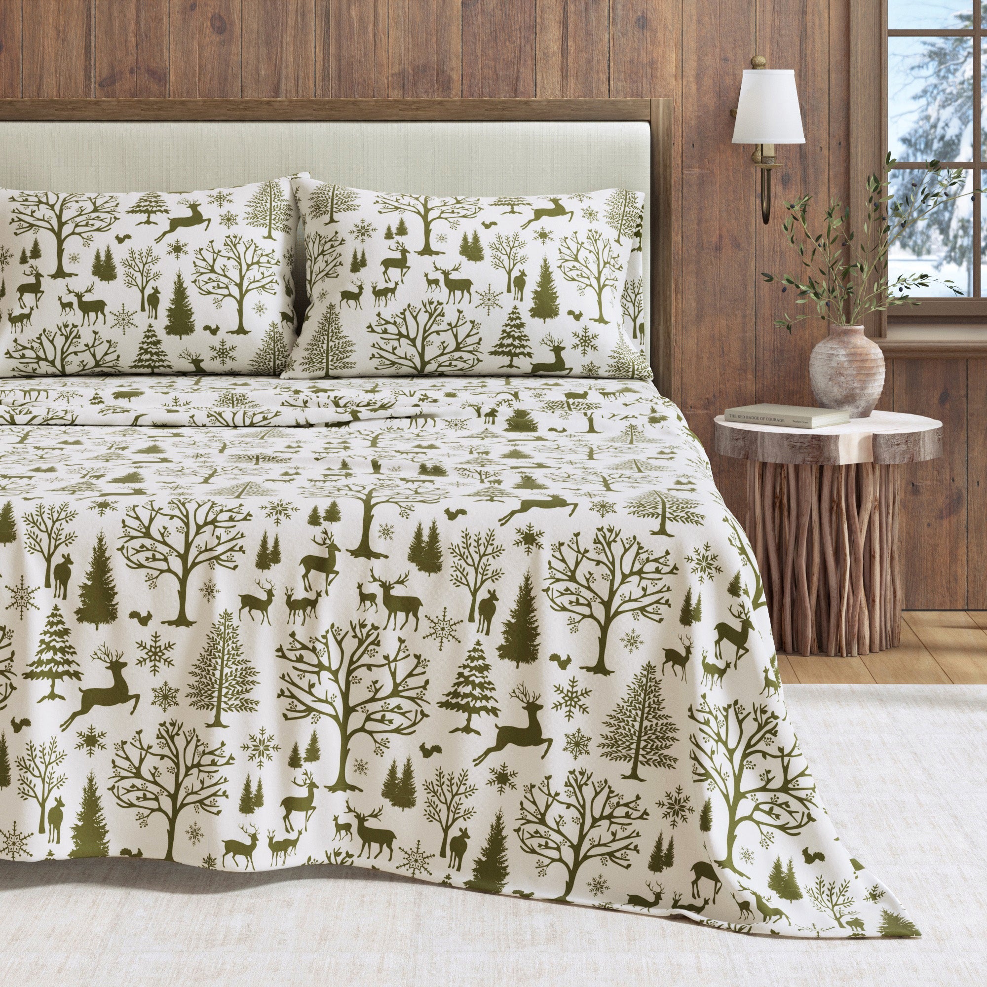 Turkish Cotton Flannel Sheet Sets - Lakeview Collection