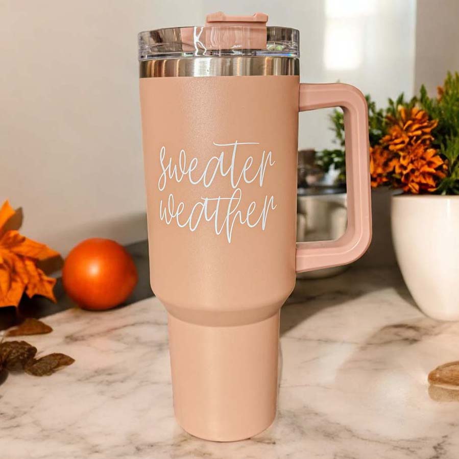 Sweater Weather 40oz Insulated Tumbler