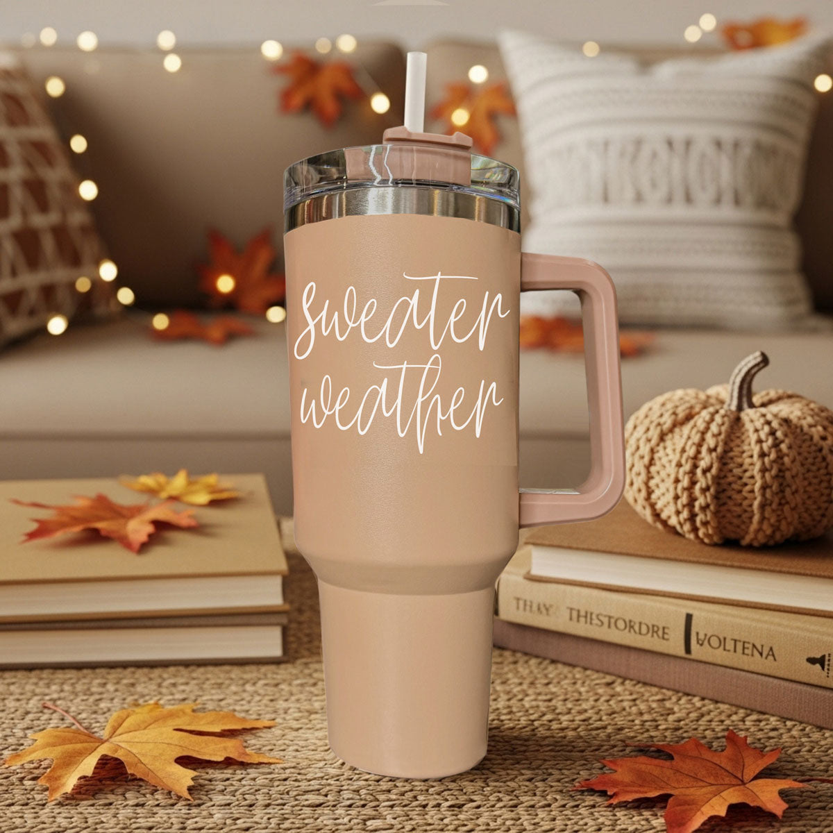 Sweater Weather 40oz Insulated Tumbler