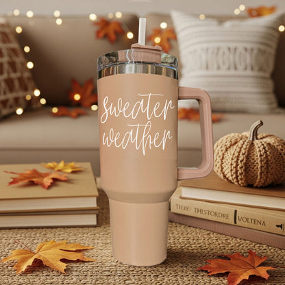 Sweater Weather 40oz Insulated Tumbler