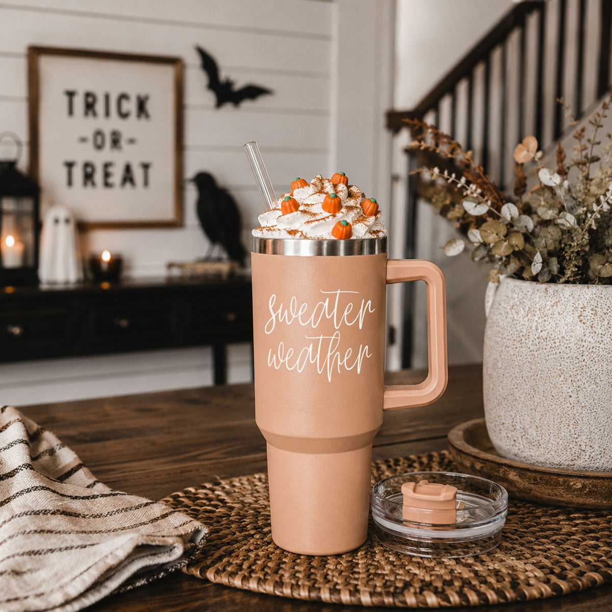 Sweater Weather 40oz Insulated Tumbler