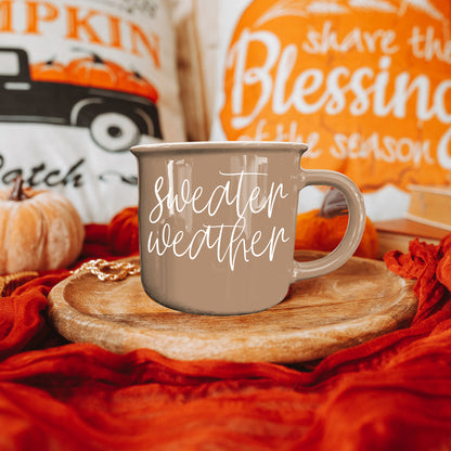 Sweater Weather 14 oz Mug