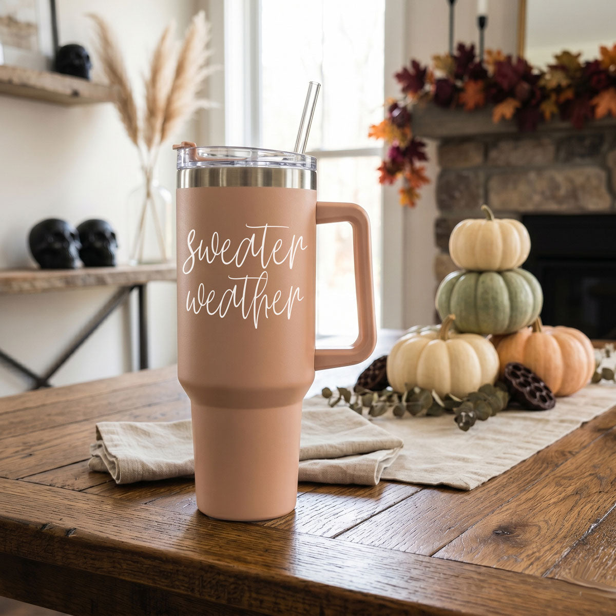 Sweater Weather 40oz Insulated Tumbler
