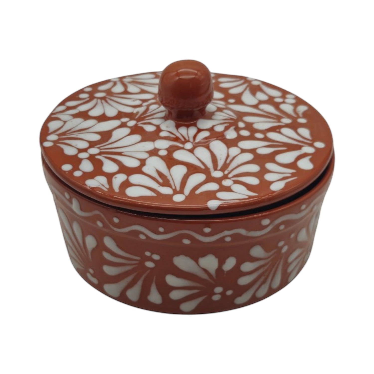 Talavera Tortilla Warmer | Glazed Terracotta