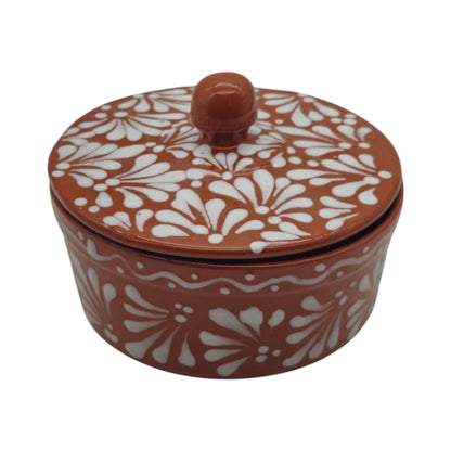 Talavera Tortilla Warmer | Glazed Terracotta