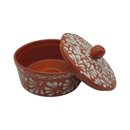 Talavera Tortilla Warmer | Glazed Terracotta