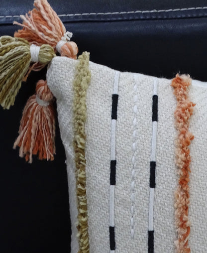 Hannah Handwoven Pillow - 14 X 24