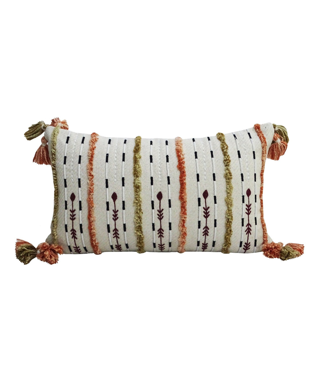 Hannah Handwoven Pillow - 14 X 24