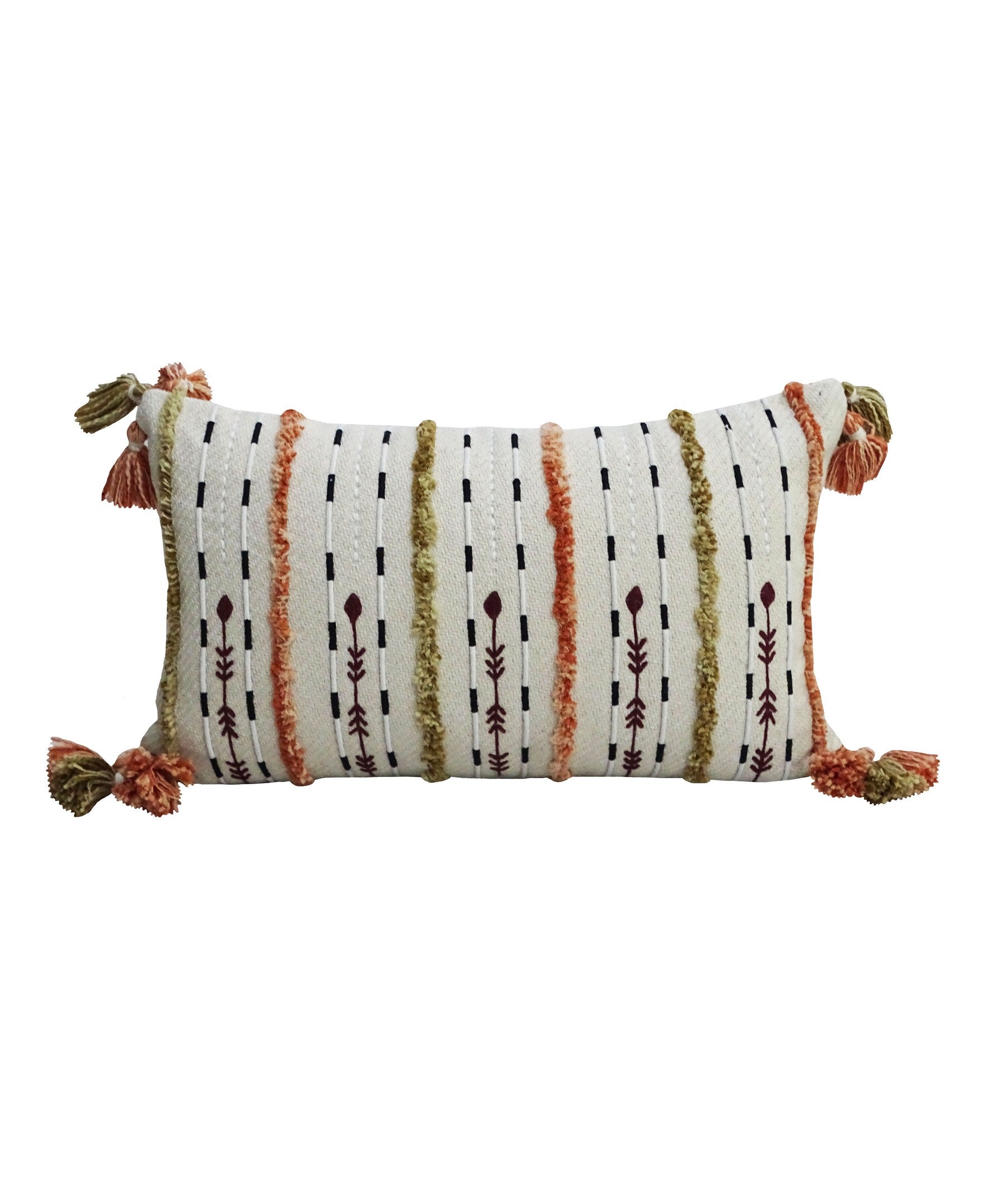 Hannah Handwoven Pillow - 14 X 24