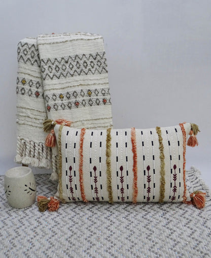 Hannah Handwoven Pillow - 14 X 24