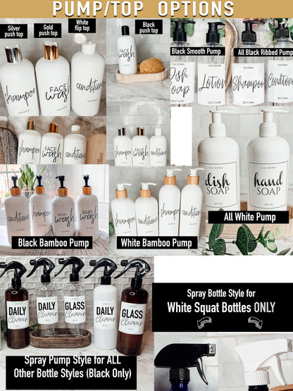 16oz Plastic Bottles - White|White Label