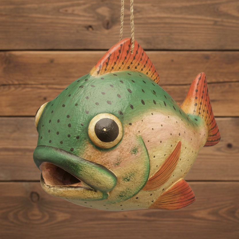 Trout Gord-O Wooden Birdhouse