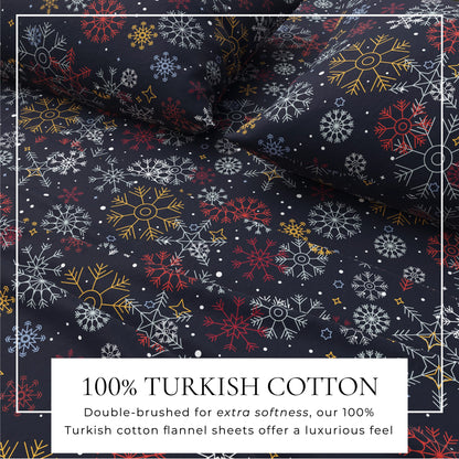 Turkish Cotton Flannel Sheet Sets - Lakeview Collection