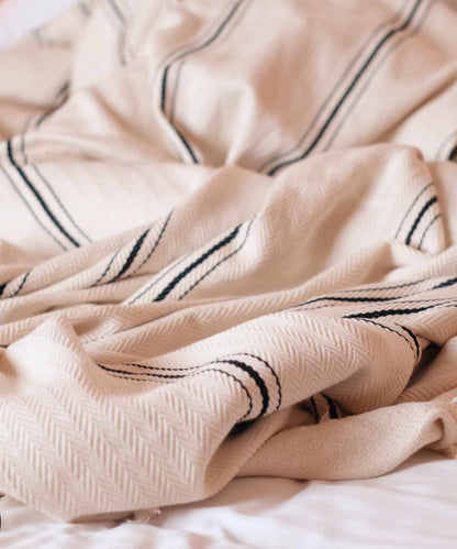 Handwoven Turkish Cotton Throw Blanket
