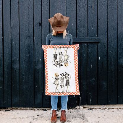 Vintage Trio Halloween Kitchen Towel