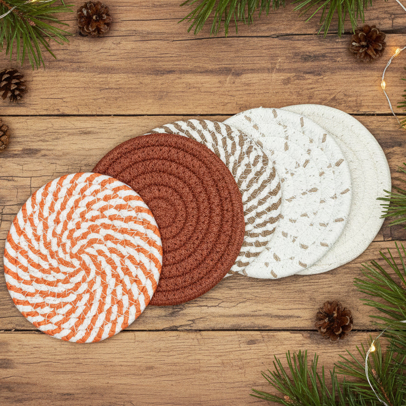 Fall Fabric Coasters
