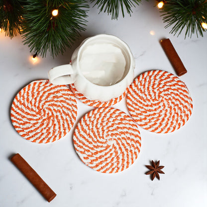 Fall Fabric Coasters