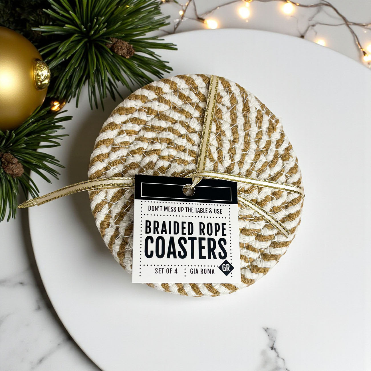Fall Fabric Coasters