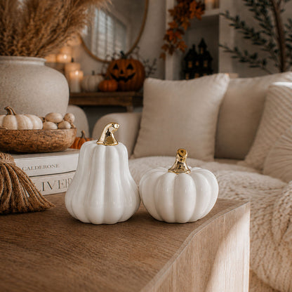 White Luxe Pumpkin