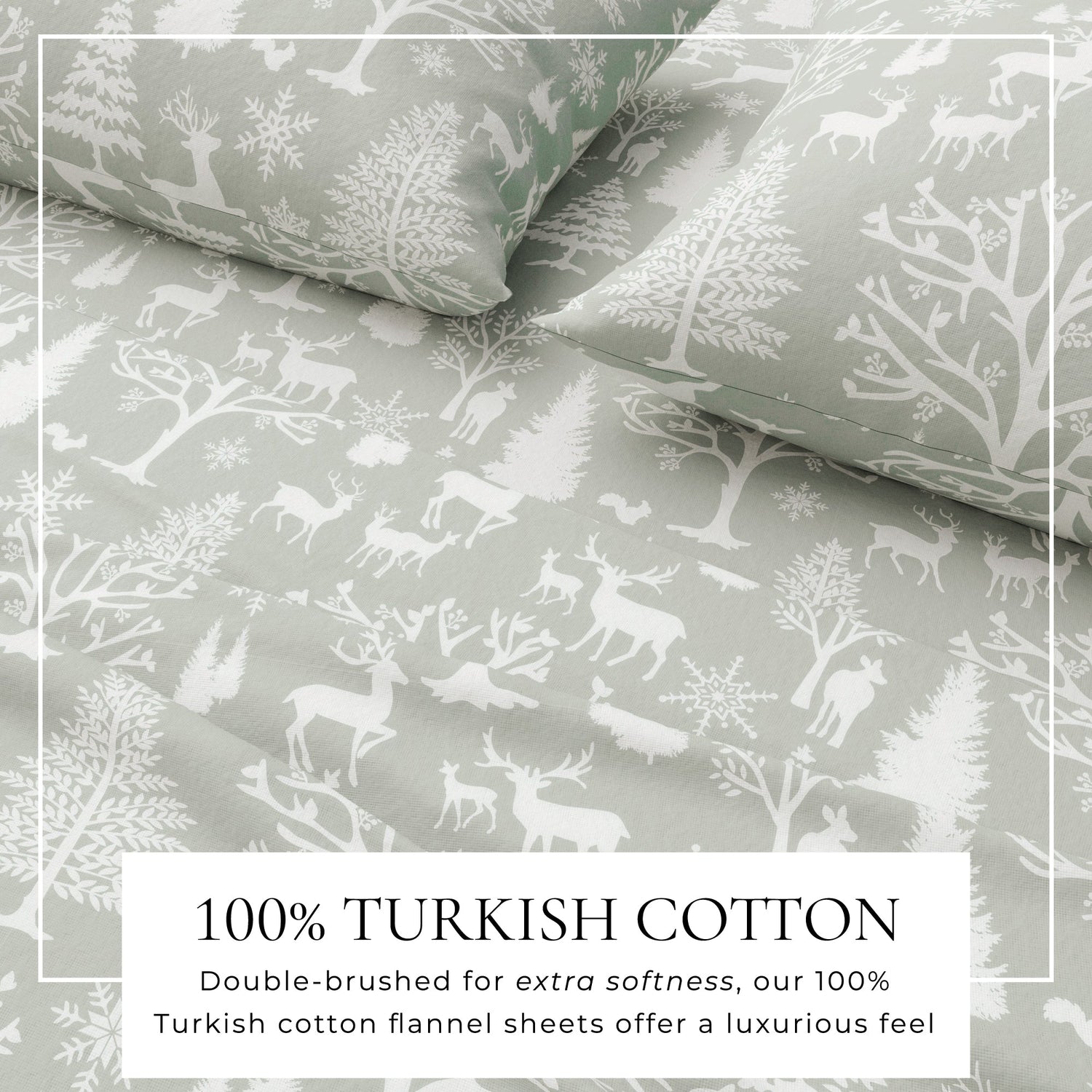 Turkish Cotton Flannel Sheet Sets - Lakeview Collection